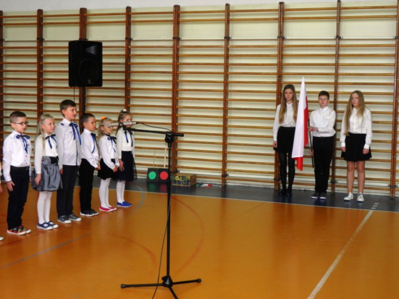 Pasowanie na ucznia klasy I.